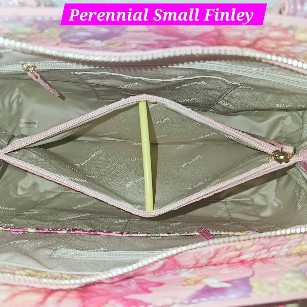 NWT Brahmin PERENNIAL Small Finley w/Ady Wallet - Picture 9 of 16